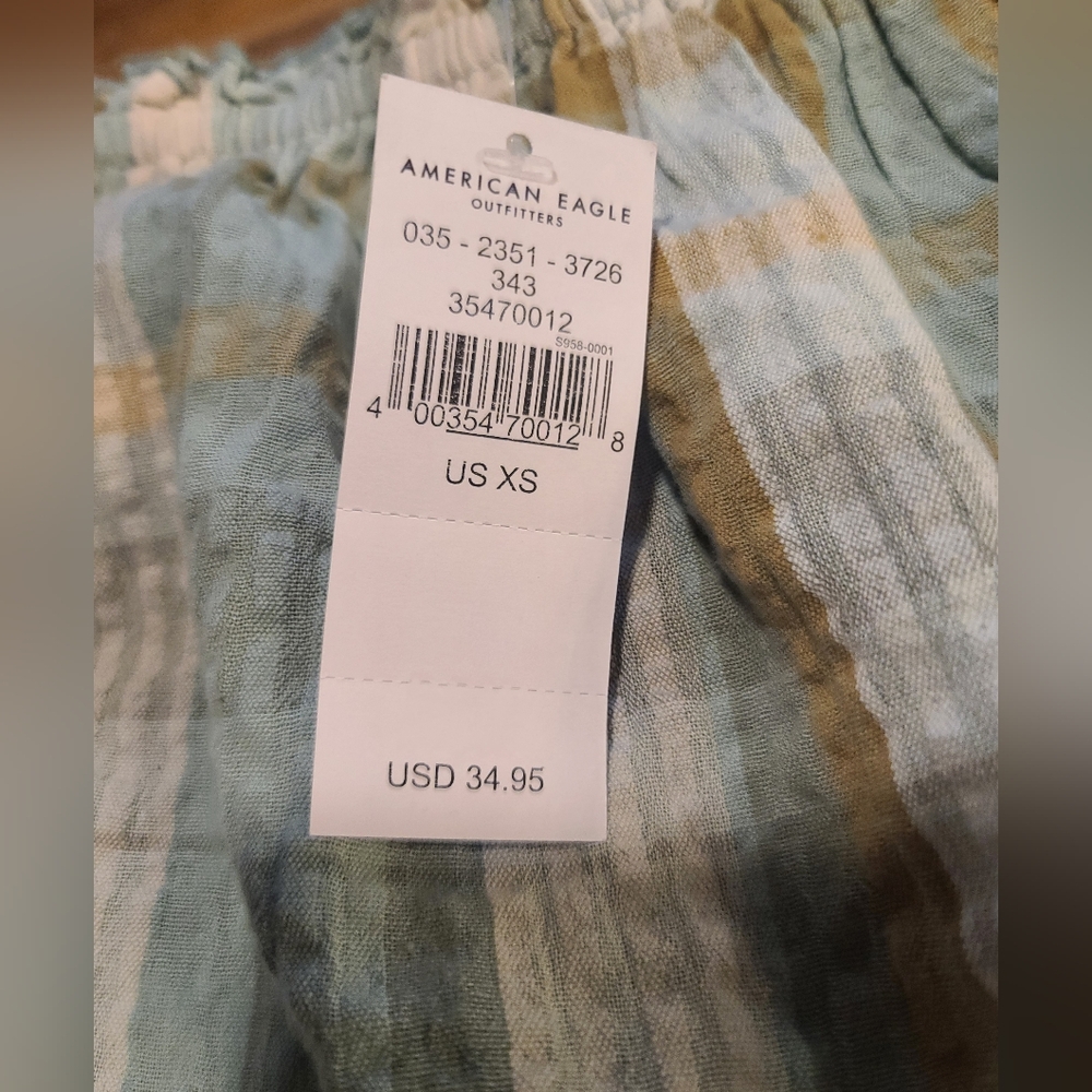 NWT American Eagle Off Shoulder Cropped Top Size Small - Picture 6 of 7